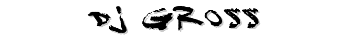 DJ Gross font